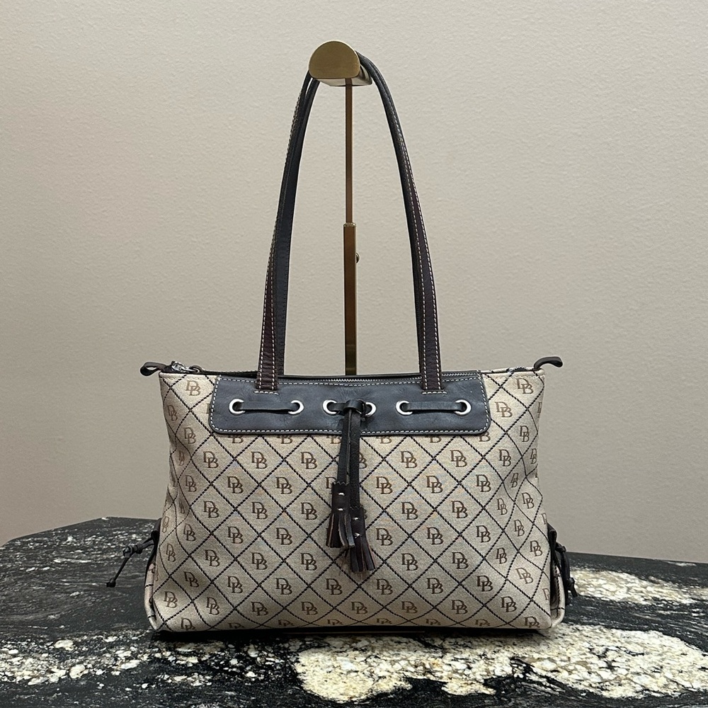 Dooney & Bourke Tan & Brown Tote